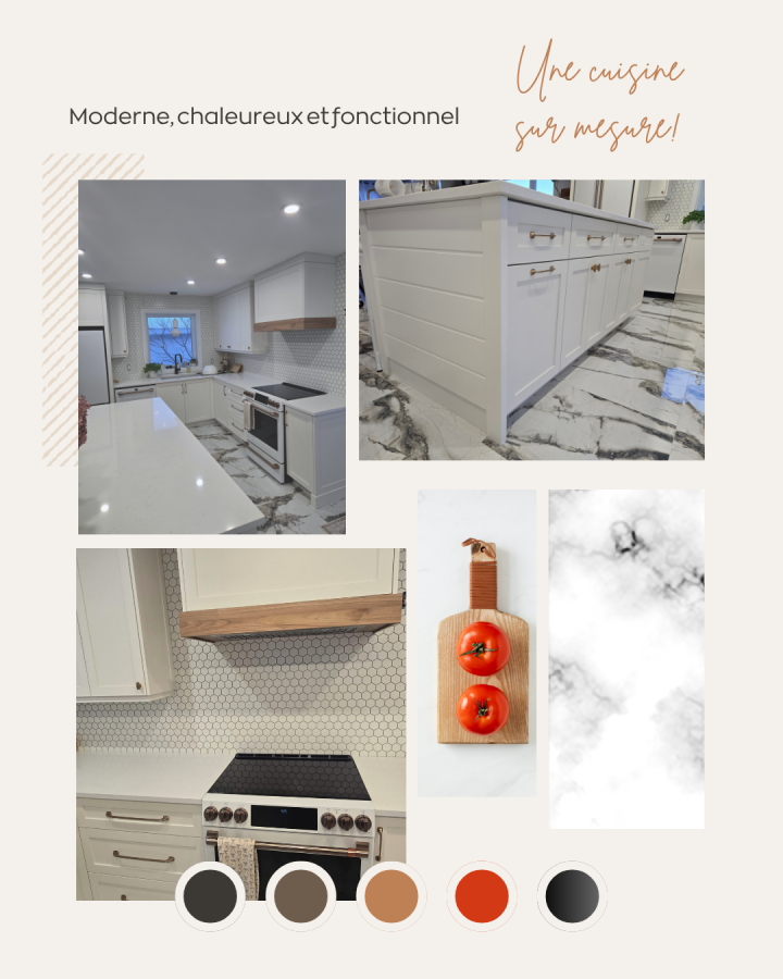 Moderne chaleureux fonctionnel