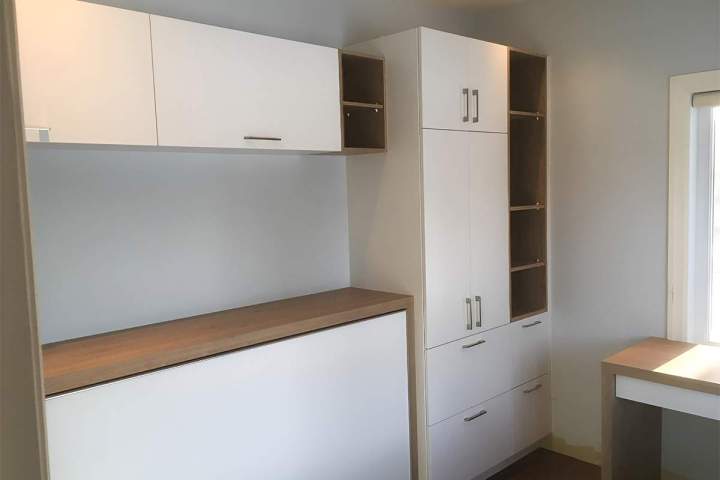 Fabrication de mobiliers intégrés Drummondville